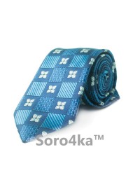 СИНЯ КРАВАТКА В КЛІТИНКУ AST7-20
