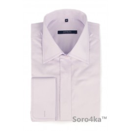 Світло-фіолетова сорочка на запонки Middle fit Astron Світло-фіолетова сорочка на запонки Middle fit Astron