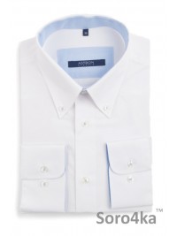 Стильна біла сорочка Middle fit Astron