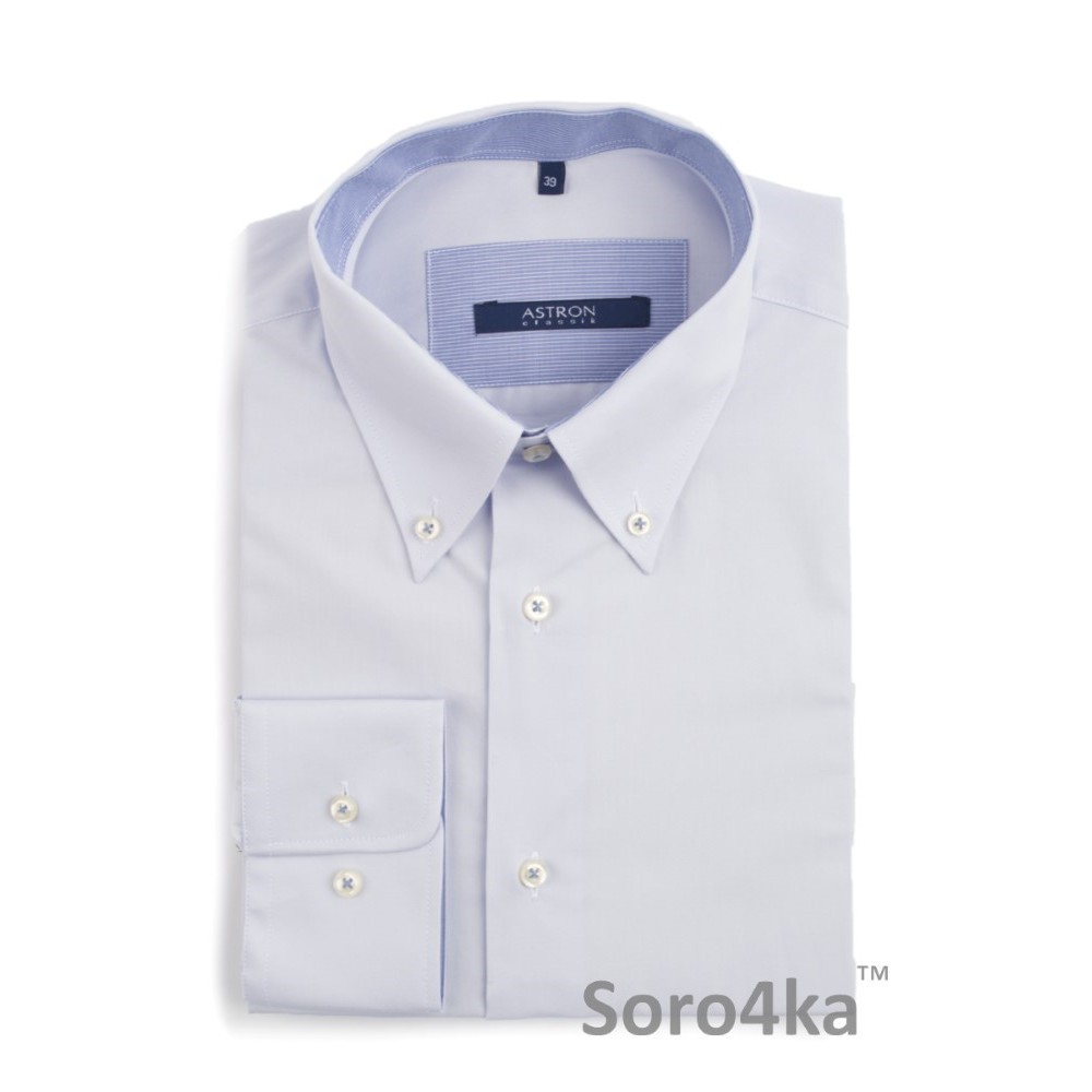 СТИЛЬНА СВІТЛО-БЛАКИТНА СОРОЧКА MIDDLE FIT ASTRON