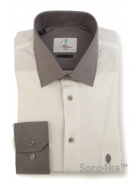 Біла сорочка поло Slim Fit Astron на довгий рукав