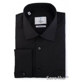 Класична чорна сорочка Middle fit Astron