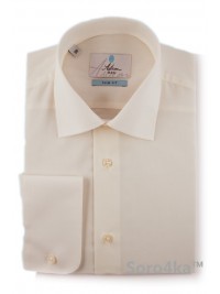 БЕЖЕВАЯ РУБАШКА АЙВОРИ SLIM FIT ASTRON