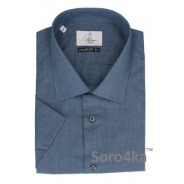 Велика сорочка на короткий рукав Middle Fit Astron Blue Narrow