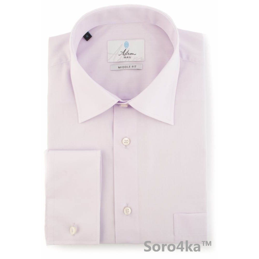 Рожева сорочка Middle Fit Astron Pink Simple