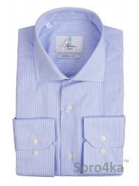 РУБАШКА В ГОЛУБУЮ ПОЛОСКУ С ДЛИННЫМ РУКАВОМ Astron Middle fit