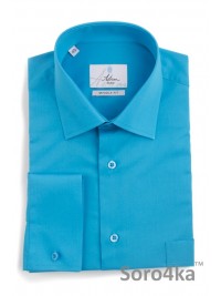 Яскрава синя сорочка Middle fit Astron