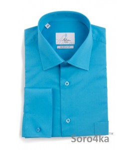 СИНЯЯ ЯРКАЯ РУБАШКА MIDDLE FIT ASTRON