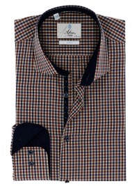СТИЛЬНА СОРОЧКА В КЛАСИЧНУ ЧЕРВОНУ КЛІТИНКУ SLIM FIT ASTRON