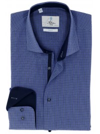 СИНЯ СОРОЧКА В КЛІТИНКУ SLIM FIT ASTRON