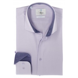СВІТЛО-ФІОЛЕТОВА ТЕКСТУРНА ПРИТАЛЕНА СОРОЧКА ASTRON SLIM FIT СВІТЛО-ФІОЛЕТОВА ТЕКСТУРНА ПРИТАЛЕНА СОРОЧКА ASTRON SLIM FIT