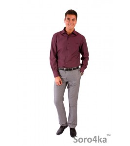 КРАCНАЯ РУБАШКА MIDDLE FIT ASTRON RED STRIPE
