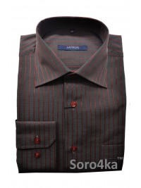 Сорочка Middle Fit Astron Grey&Red Stripe