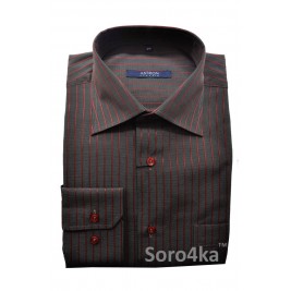 Сорочка Middle Fit Astron Grey&Red Stripe