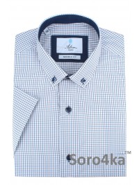 БІЛА СОРОЧКА В ДРІБНУ КЛІТИНКУ ASTRON MIDDLE FIT