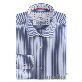 ГОЛУБА ПРИТАЛЕНА СОРОЧКА В СМУЖКУ SLIM FIT ASTRON