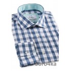 СТИЛЬНАЯ РУБАШКА В СИНЮЮ КЛЕТОЧКУ ASTRON MIDDLE FIT