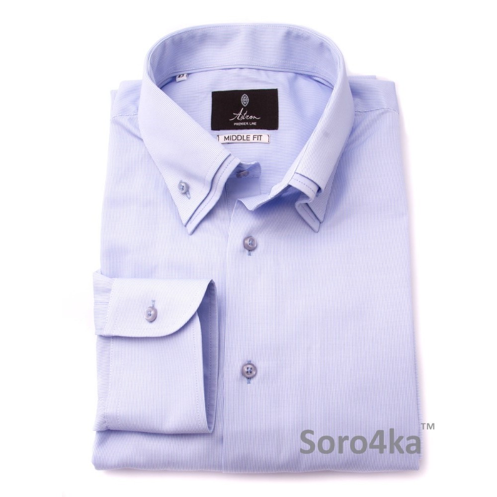 Сорочка Middle Fit Astron Light Blue Combi Collar