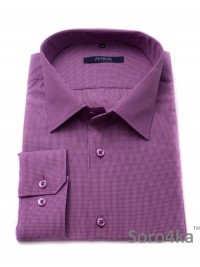Велика сорочка Middle Fit Astron Light Purple Check