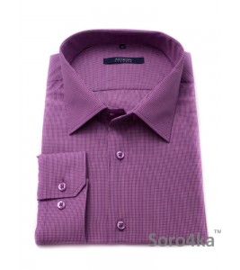 Велика сорочка Middle Fit Astron Light Purple Check