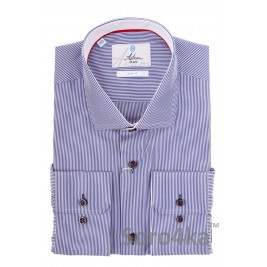 СИНЯ ПРИТАЛЕНА СОРОЧКА В СМУЖКУ SLIM FIT ASTRON СИНЯ ПРИТАЛЕНА СОРОЧКА В СМУЖКУ SLIM FIT ASTRON