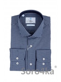 РУБАШКА В СИНЬО-ГОЛУБУЮ КЛЕТОЧКУ SLIM FIT ASTRON