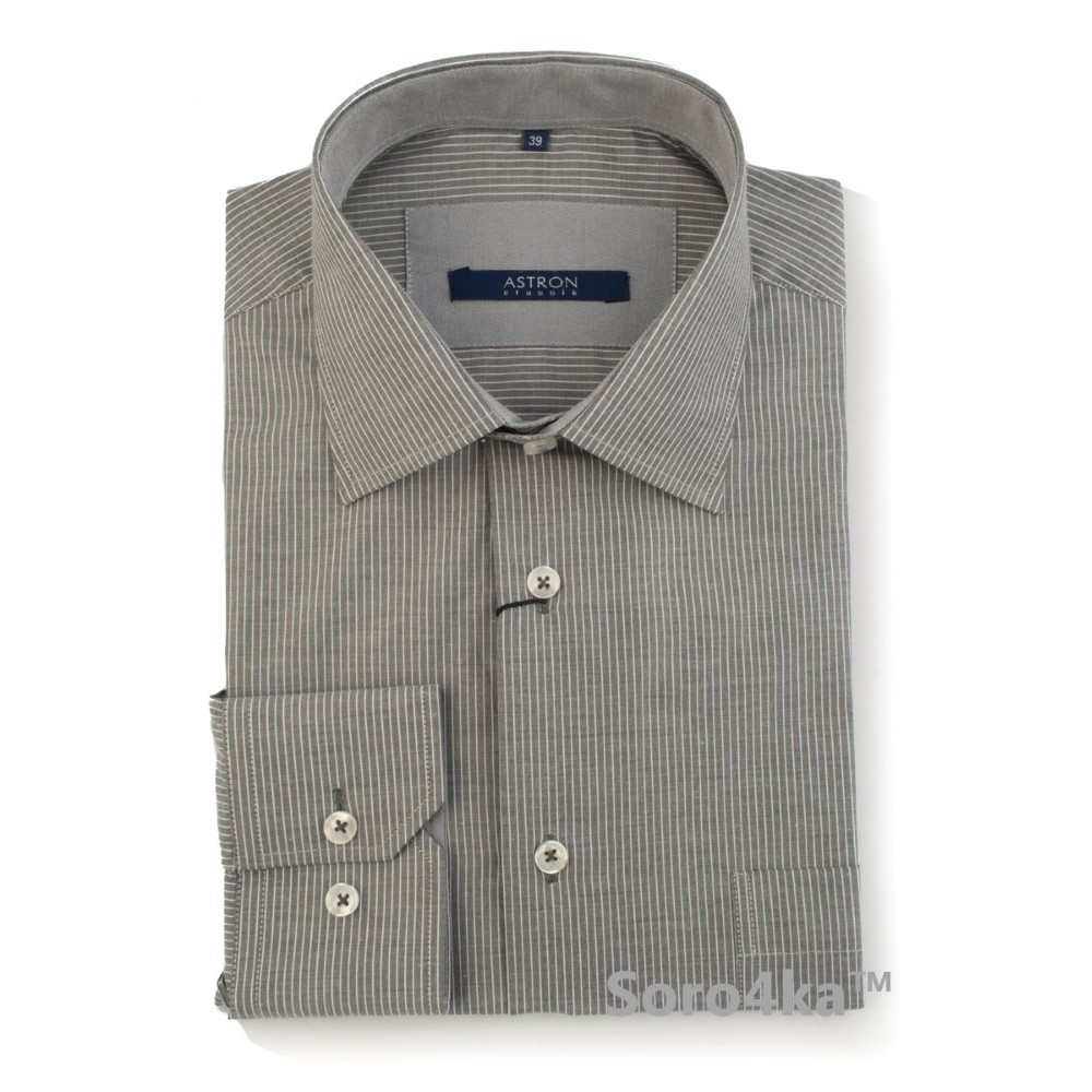 Сорочка Middle Fit Astron Grey&White Stripe