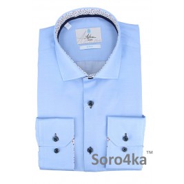 БЛАКИТНА ПРИТАЛЕНА СОРОЧКА ASTRON SLIM FIT