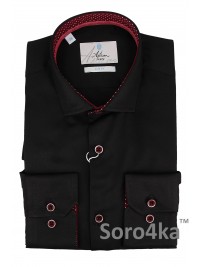 СТИЛЬНА ЧОРНА СОРОЧКА Slim fit Astron
