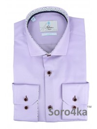 СВІТЛО-ФІОЛЕТОВА ПРИТАЛЕНА СОРОЧКА ASTRON SLIM FIT