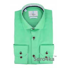 ЗЕЛЕНА ПРИТАЛЕНА СОРОЧКА ASTRON SLIM FIT