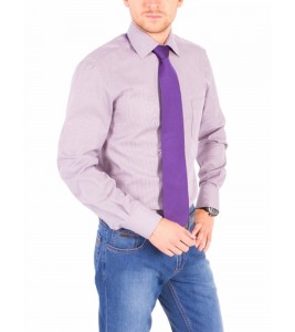 Сорочка Middle Fit Astron Purple&White Stripe