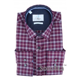 СОРОЧКА В ЧЕРВОНУ КЛІТИНКУ ASTRON MIDDLE FIT FLANNEL