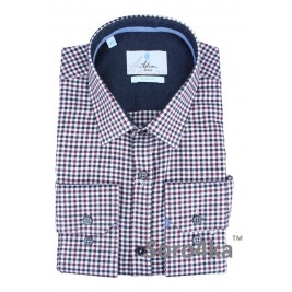 СВІТЛА СОРОЧКА В ЧЕРВОНУ І СИНЮ КЛІТИНКУ ASTRON MIDDLE FIT FLANNEL