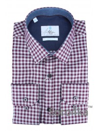 РУБАШКА В КРАСНО-БЕЛУЮ КЛЕТОЧКУ ASTRON MIDDLE FIT FLANNEL