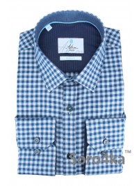 СОРОЧКА В БЛАКИТНУ КЛІТИНКУ ASTRON MIDDLE FIT FLANNEL