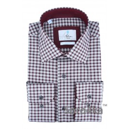 СІРА СОРОЧКА В ЧЕРВОНУ КЛІТИНКУ ASTRON MIDDLE FIT FLANNEL