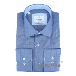 СОРОЧКА В СИНЮ КЛІТИНКУ PATTERN ASTRON MIDDLE FIT FLANNEL