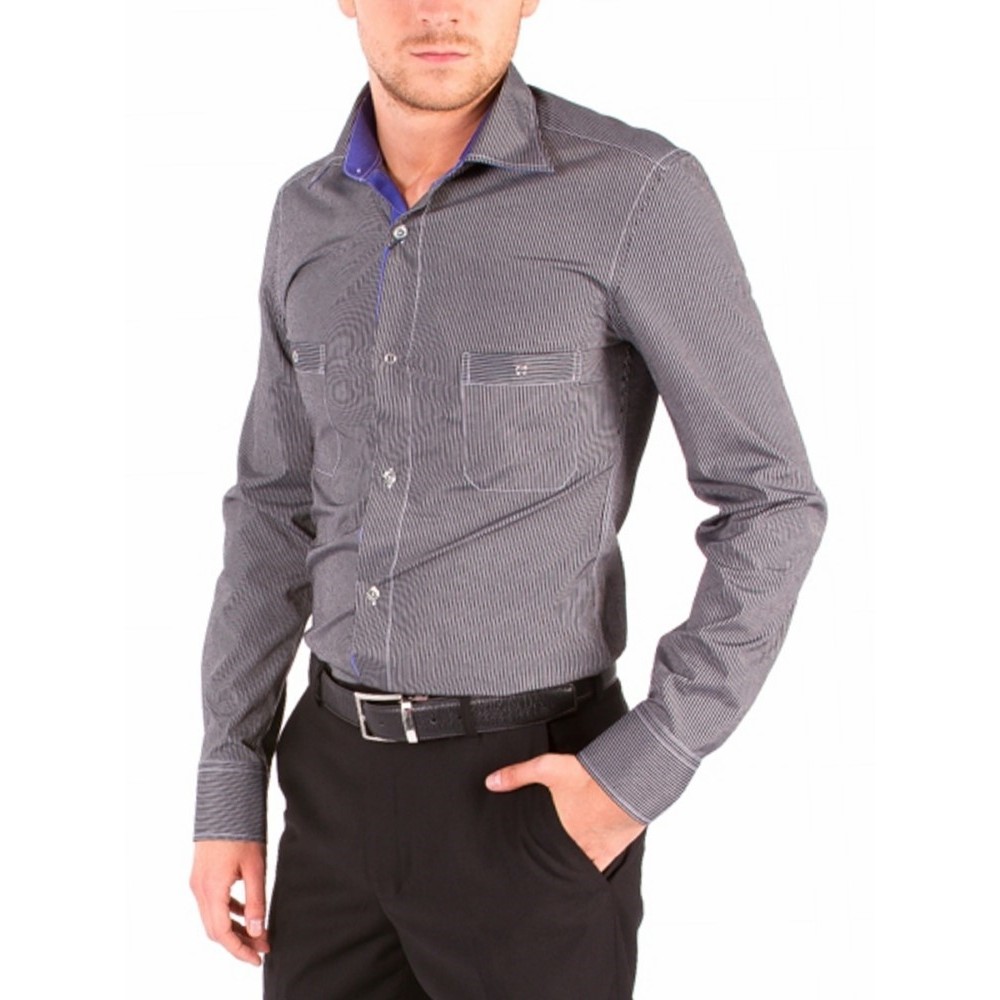 Сорочка Casual Astron Black&Grey Stripe