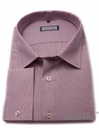 БОЛЬШАЯ ФИОЛЕТОВАЯ РУБАШКА MIDDLE FIT ASTRON LIGHT PURPLE STRIPE