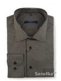 Сорочка Middle Fit Astron Brown&White London Check