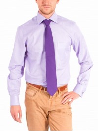 Сорочка Middle Fit Astron Purple&White London Stripe