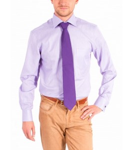 Сорочка Middle Fit Astron Purple&White London Stripe