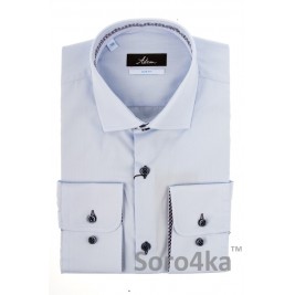 БЛАКИТНА ПРИТАЛЕНА СОРОЧКА SLIM FIT ASTRON PREMIER LINE