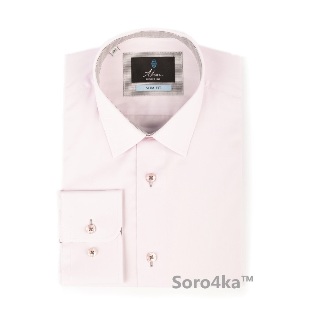 Стильна приталена сорочка Slim fit Astron