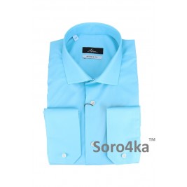 БЛАКИТНА НАПІВПРИТАЛЕНА СОРОЧКА Middle fit Astron Premier Line Ocean Blue БЛАКИТНА НАПІВПРИТАЛЕНА СОРОЧКА Middle fit Astron Premier Line Ocean Blue