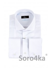 ТЕКСТУРНАЯ БЕЛАЯ РУБАШКА SLIM FIT ASTRON PREMIER LINE DIAMOND