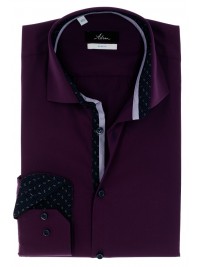 ФИОЛЕТОВАЯ ПРИТАЛЕННАЯ РУБАШКА ASTRON SLIM FIT