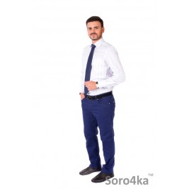 Офісна сорочка Middle Fit Astron White&Blue Premier Stripe