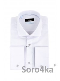 ТЕКСТУРНА БІЛА СОРОЧКА SLIM FIT ASTRON PREMIER LINE RELIEF DOT